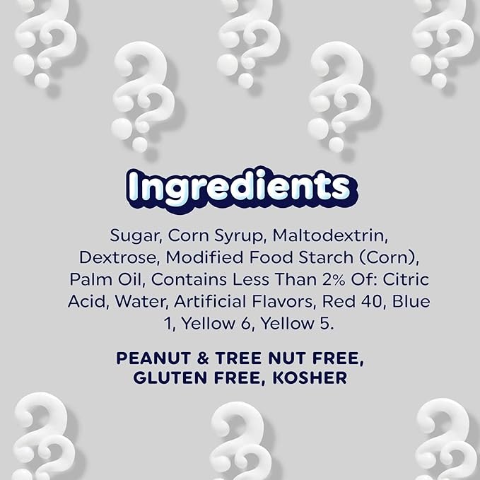 Airheads Candy, White Mystery Flavor, Individually Wrapped Full Size Bars, Taffy, Non Melting, Party, Pack of 36 Bars