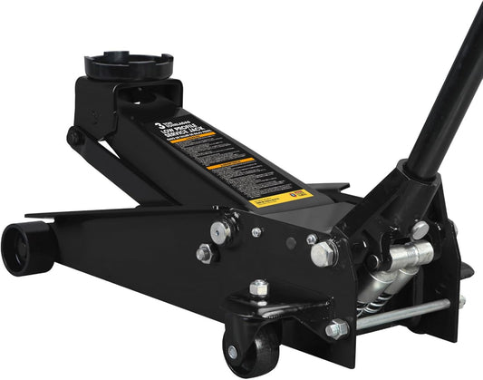 3 Ton Floor Jack Hydraulic Jack for Car with Dual Pumps, Quickly Lift for Cars, SUVs, Vans, Trucks, Heavy-Duty Steel Racing Floor Jack, 6600 lb Capacity