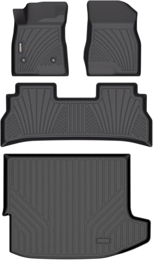 Binmotor-Floor Mats Cargo Liner for Chevrolet 2024 2025 Chevy Trax (LS, ACTIV, LT, 1RS, 2RS) /Buick Envista, Trax All Weather Mats for Buick Envista, 2025 Trax Accessories for 2025 Buick Envista