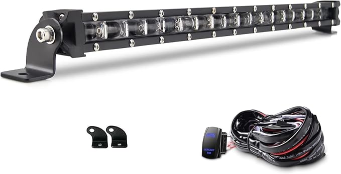 Ultra Slim Led Bar 150w 32inch Single Row Led Lights Off Road Bar Light LEDs Spot Beam Off Road 4WD Car Excavator Trailer UTV 4WD 4X4 Truck Tractor Pickup Truck Bumper Rock