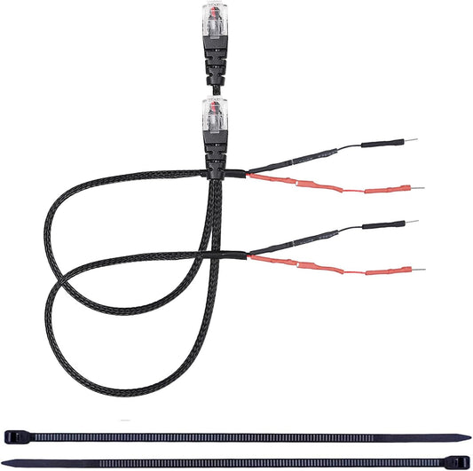 RJ11 Power Cord Compatible with Uniden Radar Mirror Wire Detectors,Model (3005201U) Fits R1 R3 R4 R7 R8 (2 Pack)