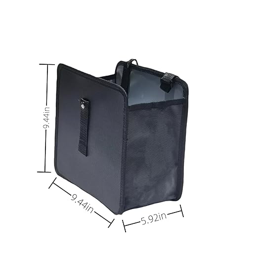 car Trash can,Collapsible/Foldable Car Trash Can, Hanging Car Trash Bag,Hanging Waterproof Leakproof Trash Can,Leakproof Car Trash Can,(3 Gallons)