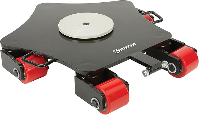 Strongway Omni-Directional Machinery Mover, 8000-Lb. Capacity, 360° Rotation, Model# CRO-4