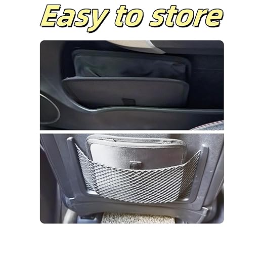 car Trash can,Collapsible/Foldable Car Trash Can, Hanging Car Trash Bag,Hanging Waterproof Leakproof Trash Can,Leakproof Car Trash Can,(3 Gallons)
