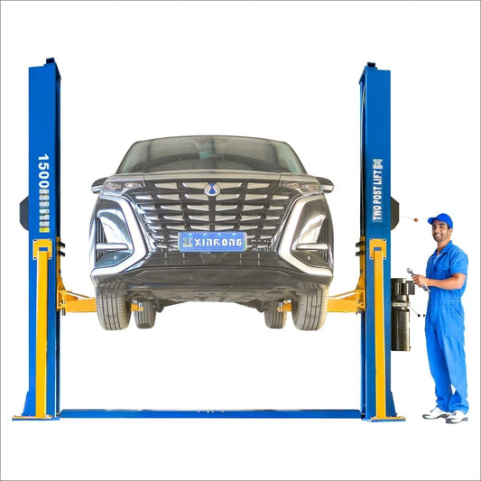 XK-1500 Auto Lift Car Lift Capacity 15000 Lbs Two Post Truck Hoist with 36 Months Parts Replacement