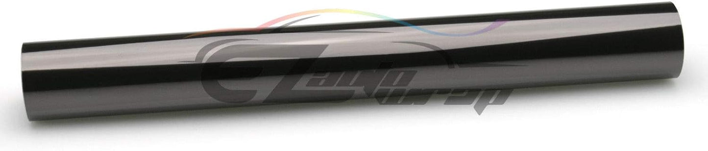 EZAUTO WRAP Free Tool Kit 12"x60" (1FT x 5FT) Glossy Medium Black Smoke Headlight Taillight Fog Light Side Marker Vinyl Tint Film Self Adhesive