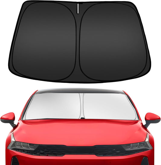 ARISMOTOR Windshield Sun Shade for H-yundai Sonata 2020-2026/Kia K5 2021-2026, Custom Fit Foldable Front Window Sunshade Sun Visor Protector, Block UV Rays Keep Your Car Cooler