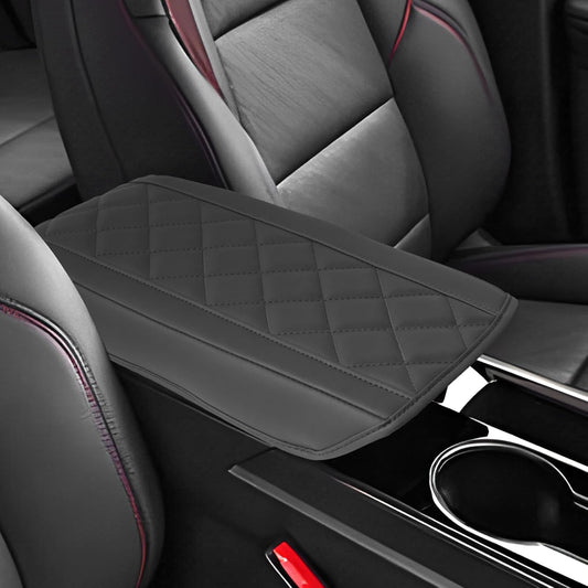 SXCY for 2025 Chevy Equinox Accessories Armrest Cover for Equinox 2025 Accessories 2025 Equinox Center Console Cover 2025 Equinox Middle Console Cover (Thin Cover Rhombus Style)