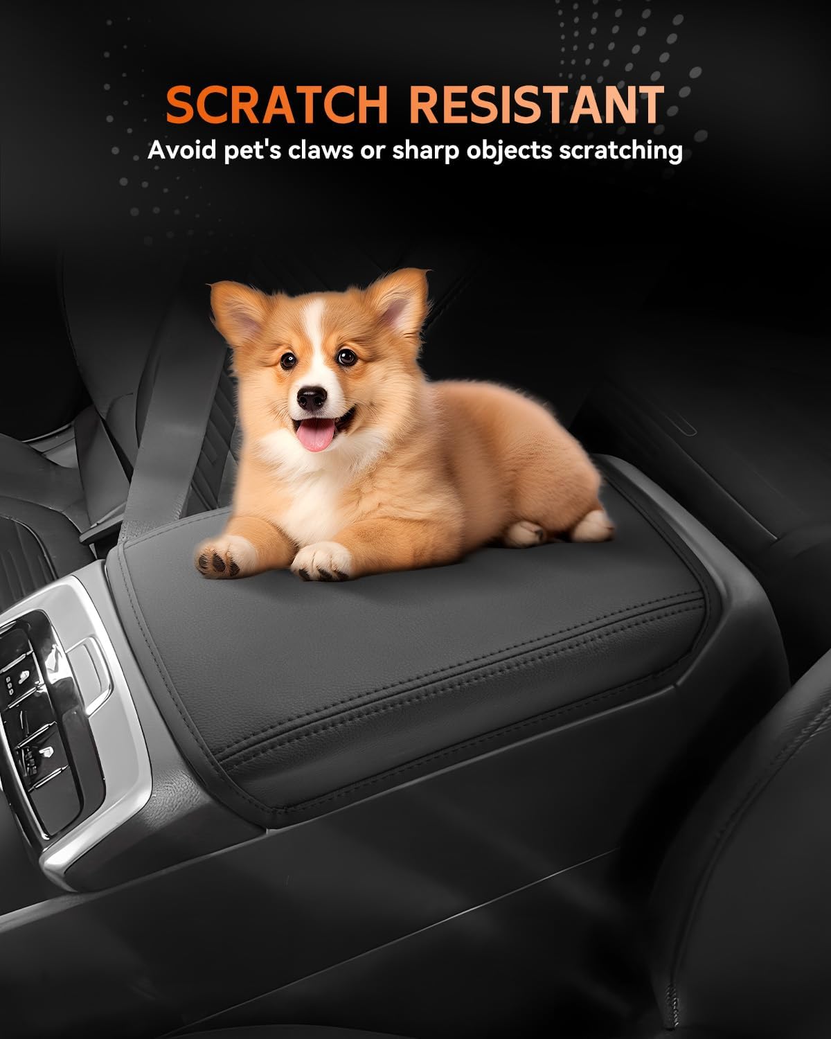 CDEFG for 2022-2025 Hyundai Santa Cruz Center Console Cover Armrest Box Cover for Santa Cruz Pickup (SE, SEL, SEL Activity, XRT, Limited) 2022 2023 2024 2025 Accessories Console Arm Rest Protector