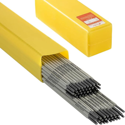 E6013 Welding Rods 1/8" 2.2LB - Carbon Steel Stick Electrodes with Low Spatter & Easy Slag Removal for ARC Welding, Home Repair, Construction