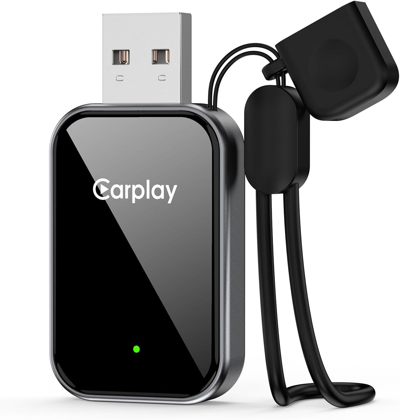 Wireless CarPlay Adapter for Apple iPhone - 2025 Wired Car Play to Wireless Dongle, USB-A/C Plug & Play, Stable Bluetooth CarPlay Adapter Only for iPhone iOS 10+ & Cars with Factory Wired Car Play