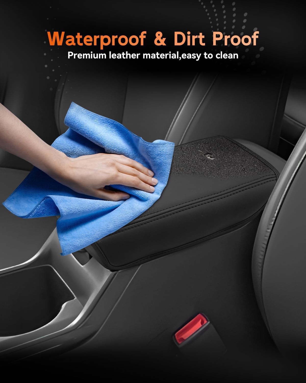 CDEFG for 2025 Kia K4 Center Console Cover Armrest Box Cover for K4 (LX, LXS, EX, GT-Line, GT-Line Turbo) 2025+ Accessories Console Arm Rest Protector