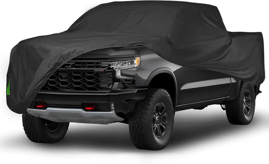 Proadsy 2025 Upgrade Car Cover Compatible with Chevrolet Chevy Silverado 1500 2019-2024 2025 Windproof All Weather Waterproof Sun Rain UV Dust Snow Protection Outdoor Covers