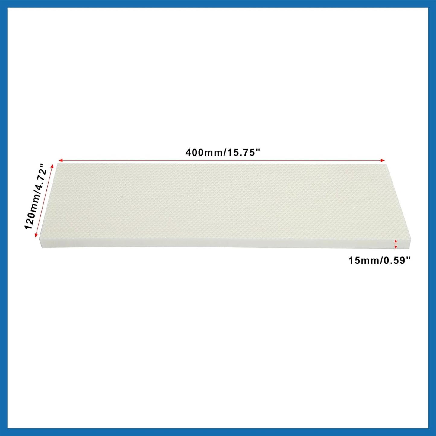 400x120x15mm 4pcs Car Garage Wall Guard Door Bumper Protector Anti Collision Water Resistance White Item Replacement