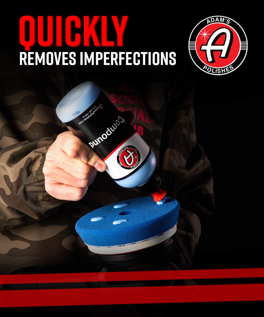 Adam's Polishes 2-Step Polishing System 12oz Combo - Silicone-Free, Body Shop Safe Formula - Quick, Professional Correcting and Polishing Results for Clear Coat, Gel Coat, Single Stage Finishes