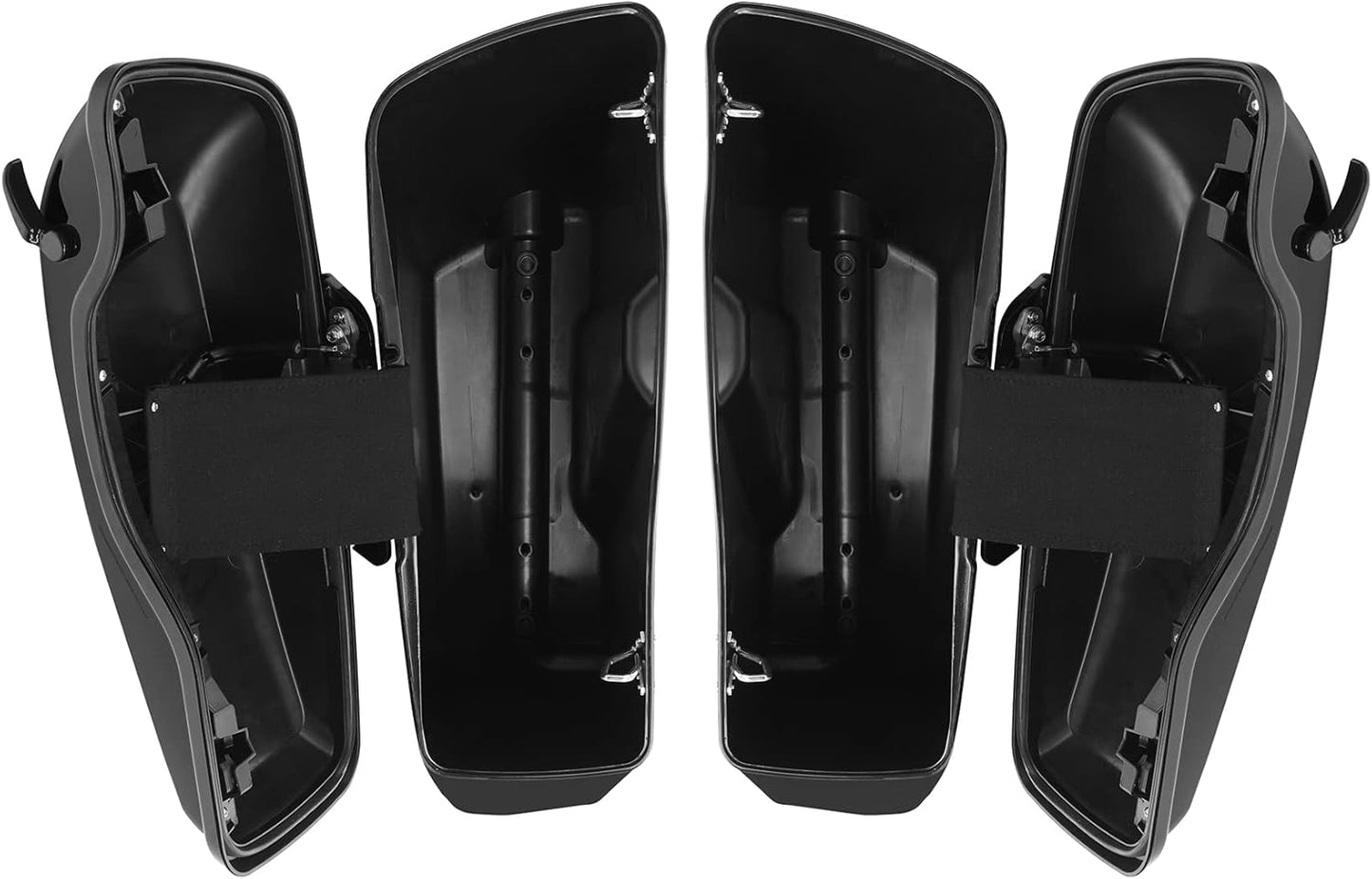 XFMT Motorcycle 4" Stretched Hard Saddlebags Bags Fit For Harley CVO Street Glide 2014-2023