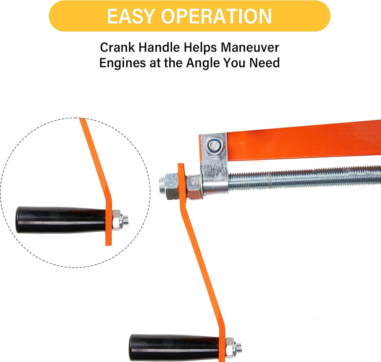 Engine Support Bar 2000 Lbs Load Lever Motor Lift Tool Heavy Duty Leveler (Lever)