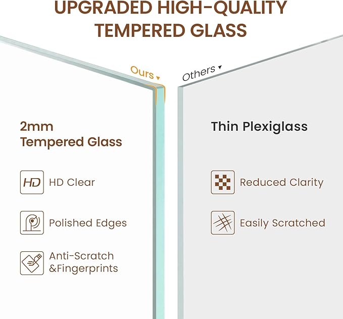 Heimlove 4x11 Metal Lawrence Frame,Black Aluminum Photo Frames-Real Tempered Glass,Tabletop Display,Mounting Horizontally or Vertically Decor for Wall-1Pack