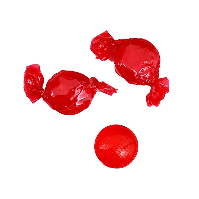 Arcor Cinnamon Discs Hard Candy, 1 Pound Bulk Candy (Approx. 75 pcs.), Cinnamon Candy, Red Candy