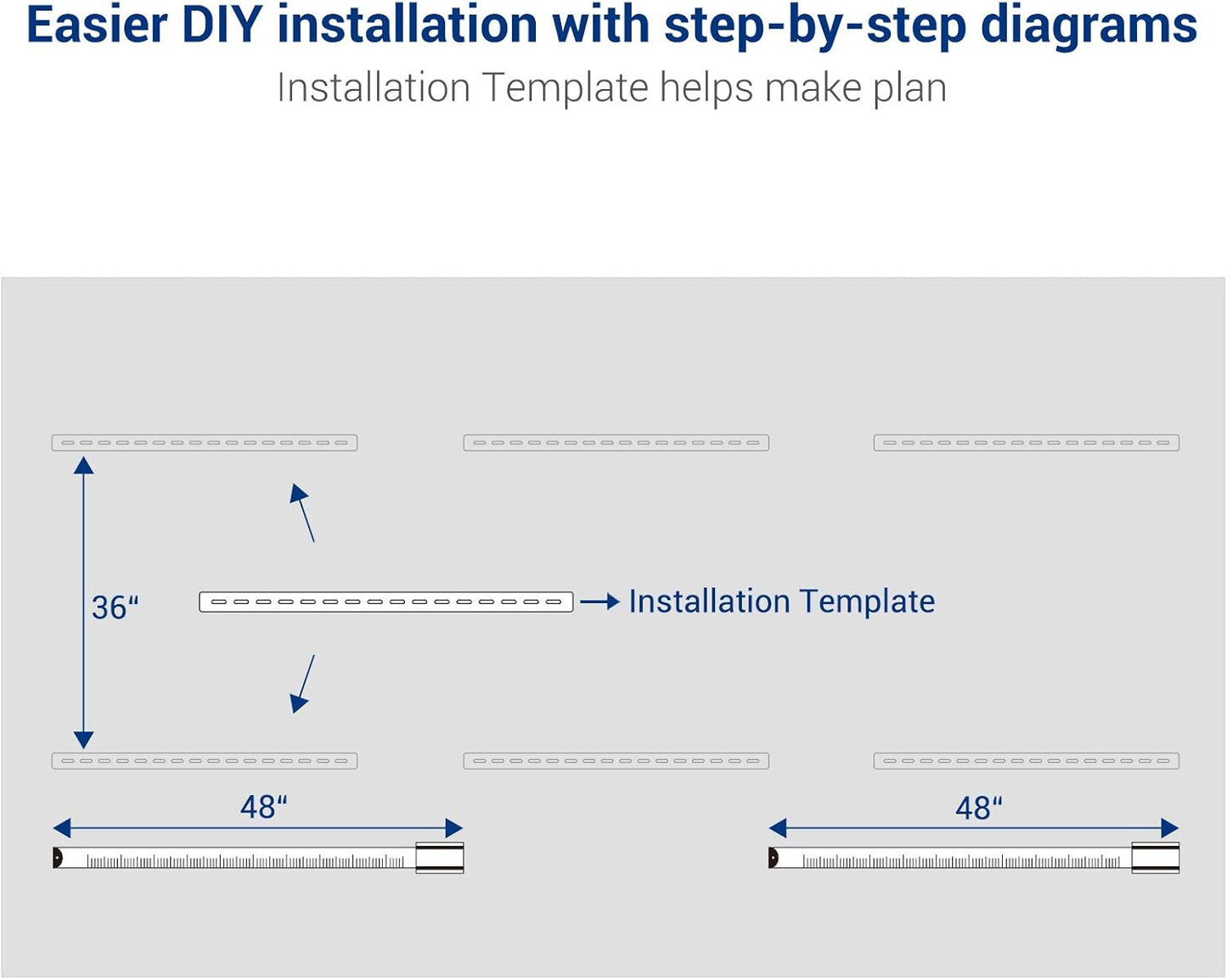 FLEXIMOUNTS 3x8 Overhead Garage Ceiling Storage Rack, Adjustable Garage Organization System, Heavy Duty Metal, 600lbs Weight Capacity, Black