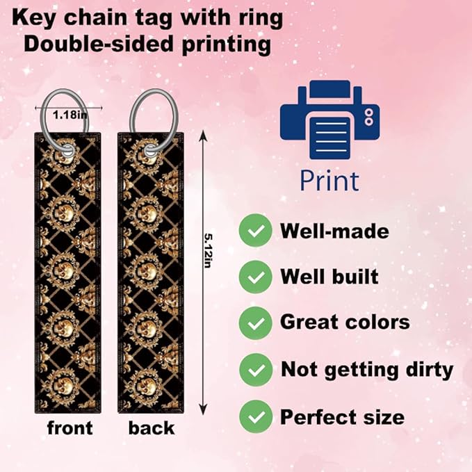 2pcs Brown Skulls License Plate Frame for Women, Skull Skeleton car Decorative tag Frames Girly,Halloween License Plate Cover Holder for Vehicle with Double Sided car Keychain tag