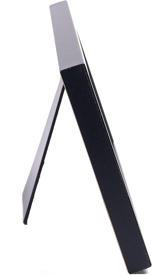 Creative Picture Frames 5.5” x 10.5” Black Business License Certificate Frame for Professionals Holds 3.5” by 8.5” with White Mat Includes Self Standing Easel Back with Hanger