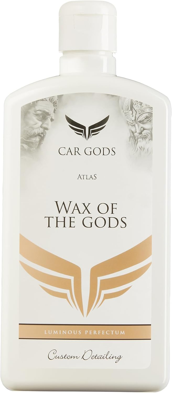 Car Gods Carnauba Wax Ultimum Perfectum, 17fl Oz - High Gloss Vehicle Shine Removes Minor Surface Defects Super Smooth Finish Hydrophobic Protection Beading Water Repelling Dirt Easy Use