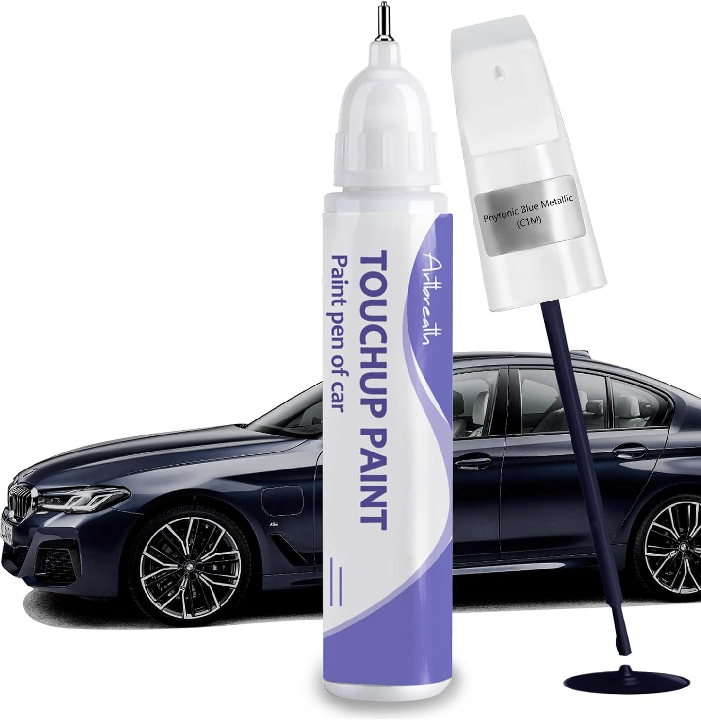 Touch Up Paint for BMW Phytonic Blue(C1M)-Exact Match–Chips and Nicks TouchUp Paint Pen Scratch Repair Car Accessories Car Paint Pen for Erase Car Scratches
