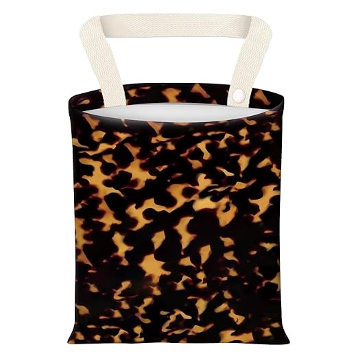 Car Garbage Can, Seat Back Hanging Cute Car Trash Can Bag, Car Organizer and Storage Bag for Travelling, Outdoor Cute Yellow Black Pattern