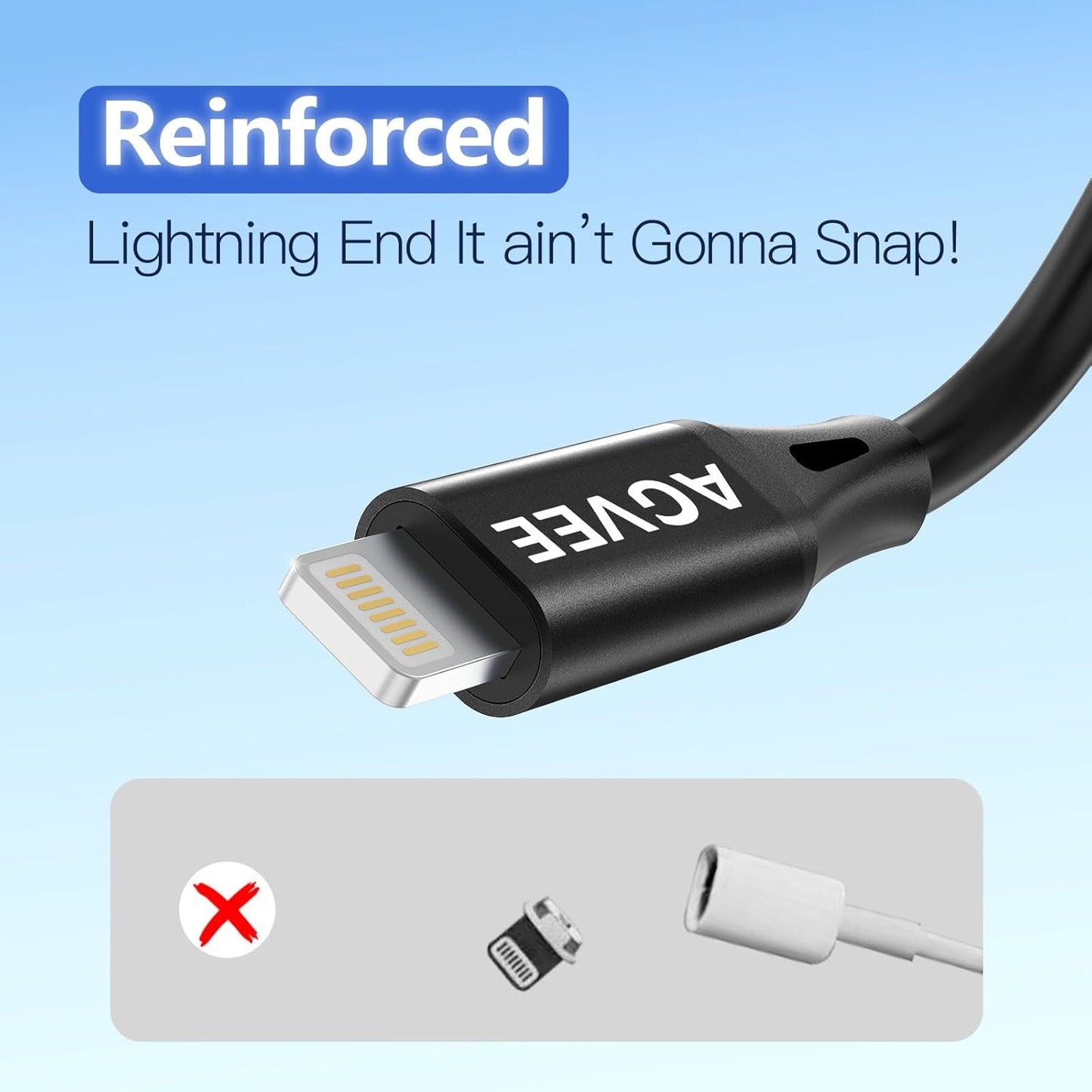 AGVEE 5ft Coiled Short USB-C to Lightning Charging Cable [MFI Certified] 30W PD Fast Charger Cord in Car for iPhone 14/13/12/11/XS/8/7/6/5 CarPlay, iPad, iPod, Black