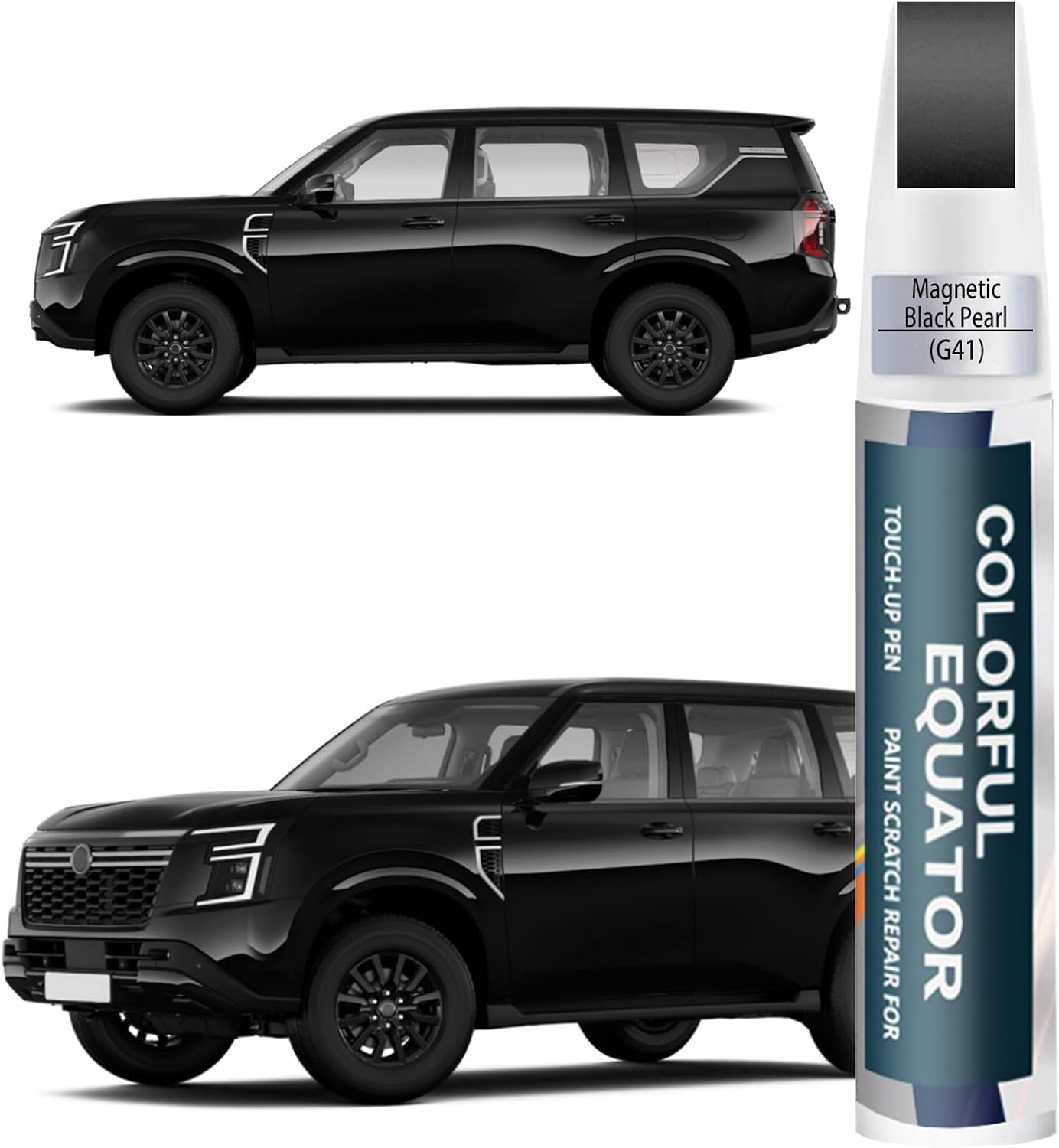 G41 Black/Magnetic Black Pearl Touch Up Paint for Nissan, Car Paint Pen Scratch Repair Two-In-One Touch Up Paint, Premium Car Scratch Remover for Deep Scratches