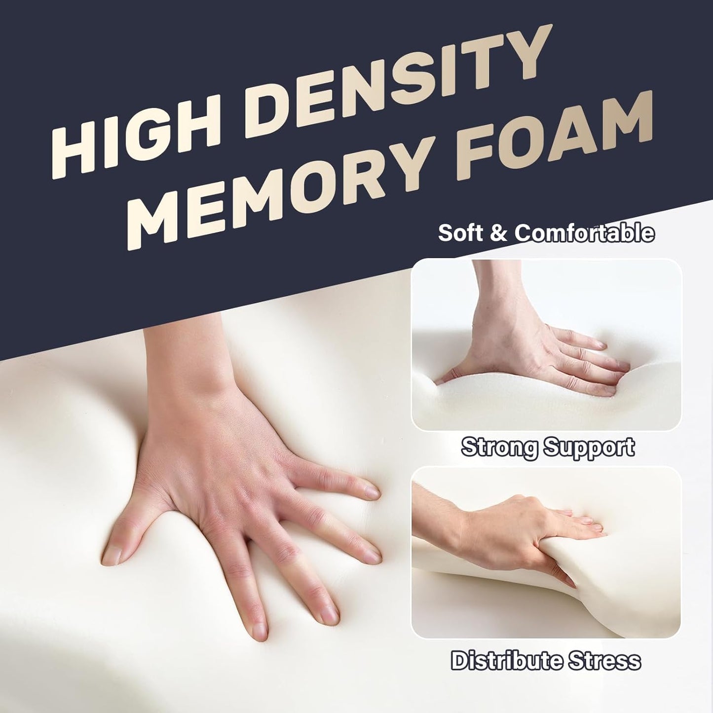 Coverado Lumbar Support Pillow for Car, Ergonomic Memory Foam Back Pillow for Office Chair, Back Cushion for Back Pain Relief, PU Leather Car Lumbar Support for Driving Seat - Gray