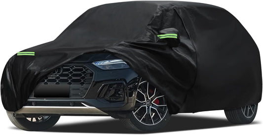Car Cover Custom Fit for Audi Q5/SQ5 2009-2025, Migaven Waterproof Full Exterior Cover Sun Rain Protection with Door Zipper and Cotton Lining