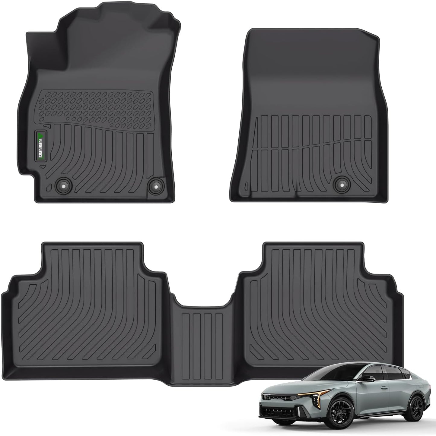 ANBINGO®-Floor Mats for Kia K4 2025 LX LXS EX GT-Line/GT-Line Turbo,Car Mats for Kia K4 All Weather Floor Liner Accessories 2025