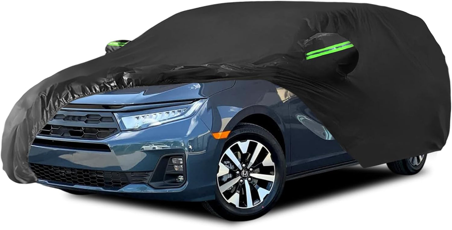 Proadsy 2025 Upgrade Car Cover Custom Fit for Honda Odyssey Minivan 2021-2025, Waterproof All Weather for Automobiles, Full Exterior Cover Rain Snow Sun Protector Indoor Outdoor Car Cover