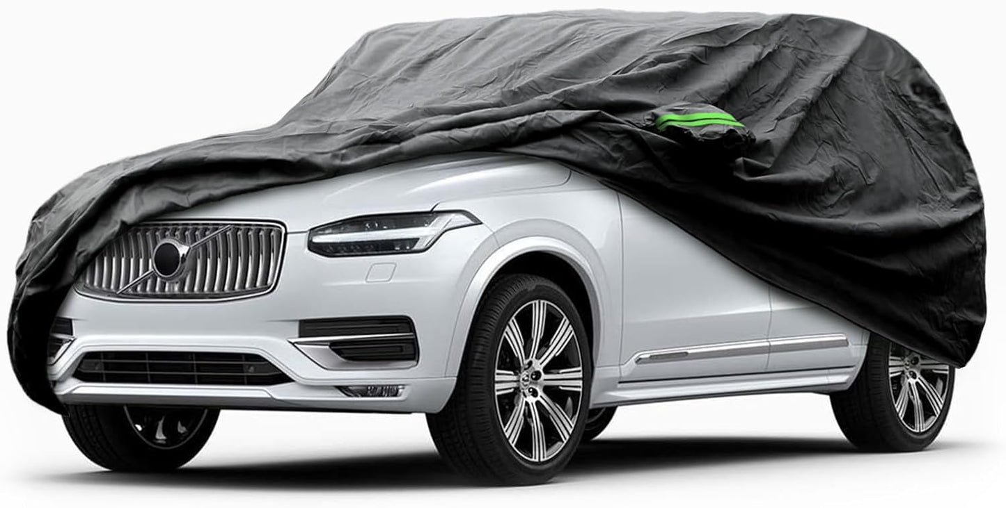 Proadsy 2025 Upgrade Car Cover Custom Fit for 2016-2025 Volvo XC90, Waterproof All Weather for Automobiles, Full Exterior Cover Rain Snow Sun Protector Indoor Outdoor Car Cover