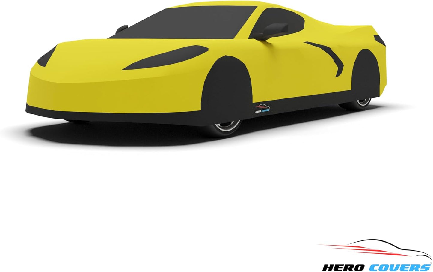C8 Car Cover Fit for Corvette C8 Indoor and Outdoor Protection (Yellow)
