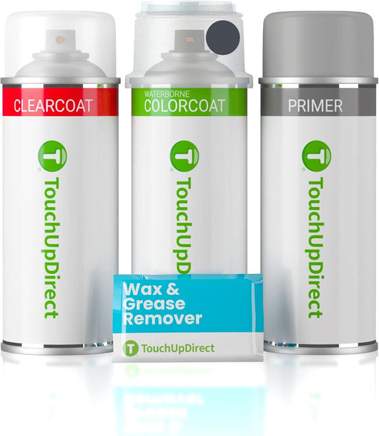 TouchUpDirect 1K9 Coastal Gray Metallic Compatible with Toyota Exact Match Touch Up Paint Aerosol - Preferred Kit