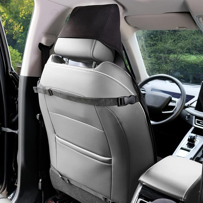 Waterproof Seat Cover, Upgraded Sweat Carseat Protector, Perfect for Universal Anti-Slip Car Truck SUV Seat, Ideal for Surfing Yoga Gym Workout, Black