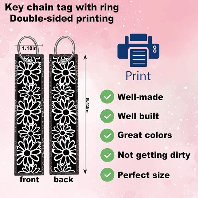 2pcs Vintage Black and White Daisy Floral License Plate Frame for Women, Minimalist Daisy Flower car Decorative tag Frames Girly, Aesthetic Black White Floral License Plate Cover Holder for Vehicle