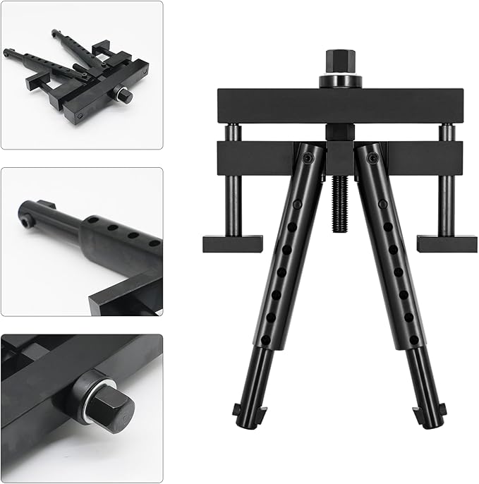 Universal Cylinder Liner Puller Assembly Compatible with Mack Cummins CAT Caterpillar, Works on Heavy Duty Diesel Engines Wet Liners from 3-7/8” to 6-1/4” Bore, Replace PT-6400-C, 3376015, M50010-B