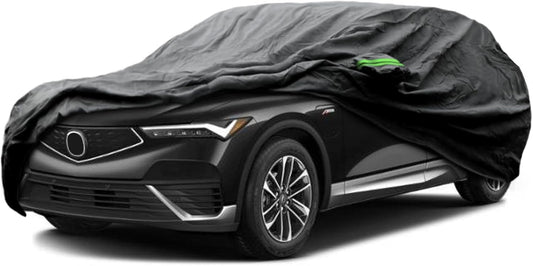 Proadsy 2025 Upgrade Car Cover Custom Fit for Acura ZDX 2024 2025, Waterproof All Weather for Automobiles, Full Exterior Cover Rain Snow Sun Protector Indoor Outdoor Car Cover