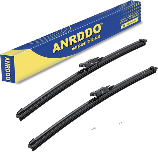 2 wipers Factory Replacement For 2007-2020 2021 Tundra 2008-2020 2021 2022 Sequoia Original Equipment Replacement Windshield Wiper Blades Set - 26"+23" Pinch Tab (Set of 2) Not for J Hook