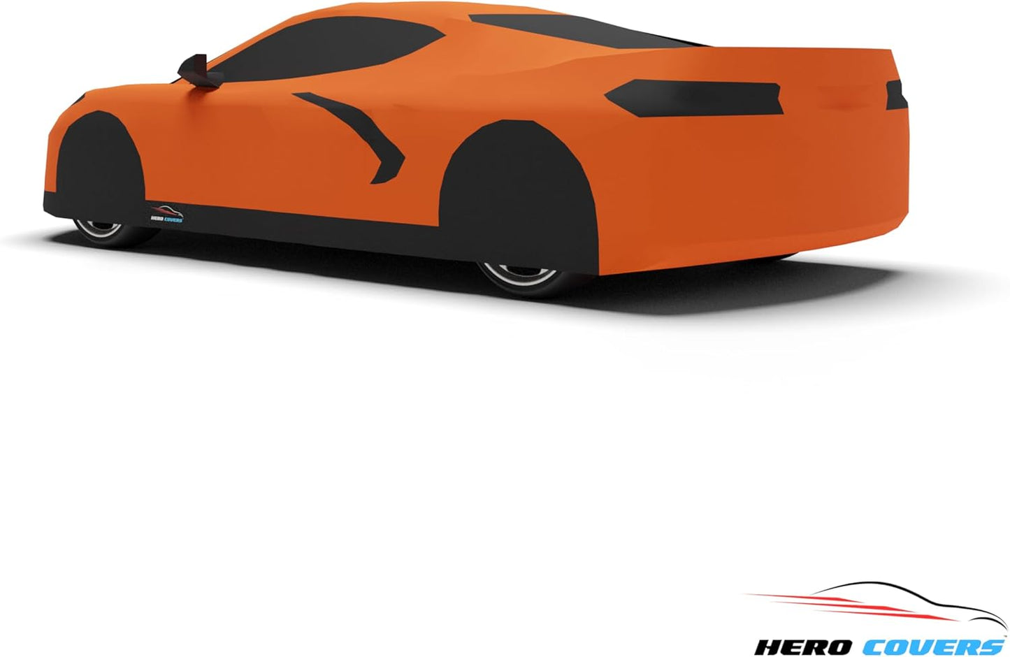 C8 Car Cover Fit for Corvette C8 Indoor and Outdoor Protection (Orange)