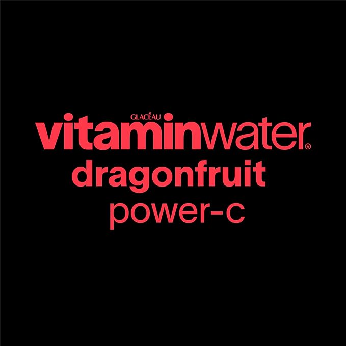 vitaminwater Power-C Dragonfruit Nutrient Enhanced Flavored Water Beverage, 20 fl oz Bottles, 12 Pack