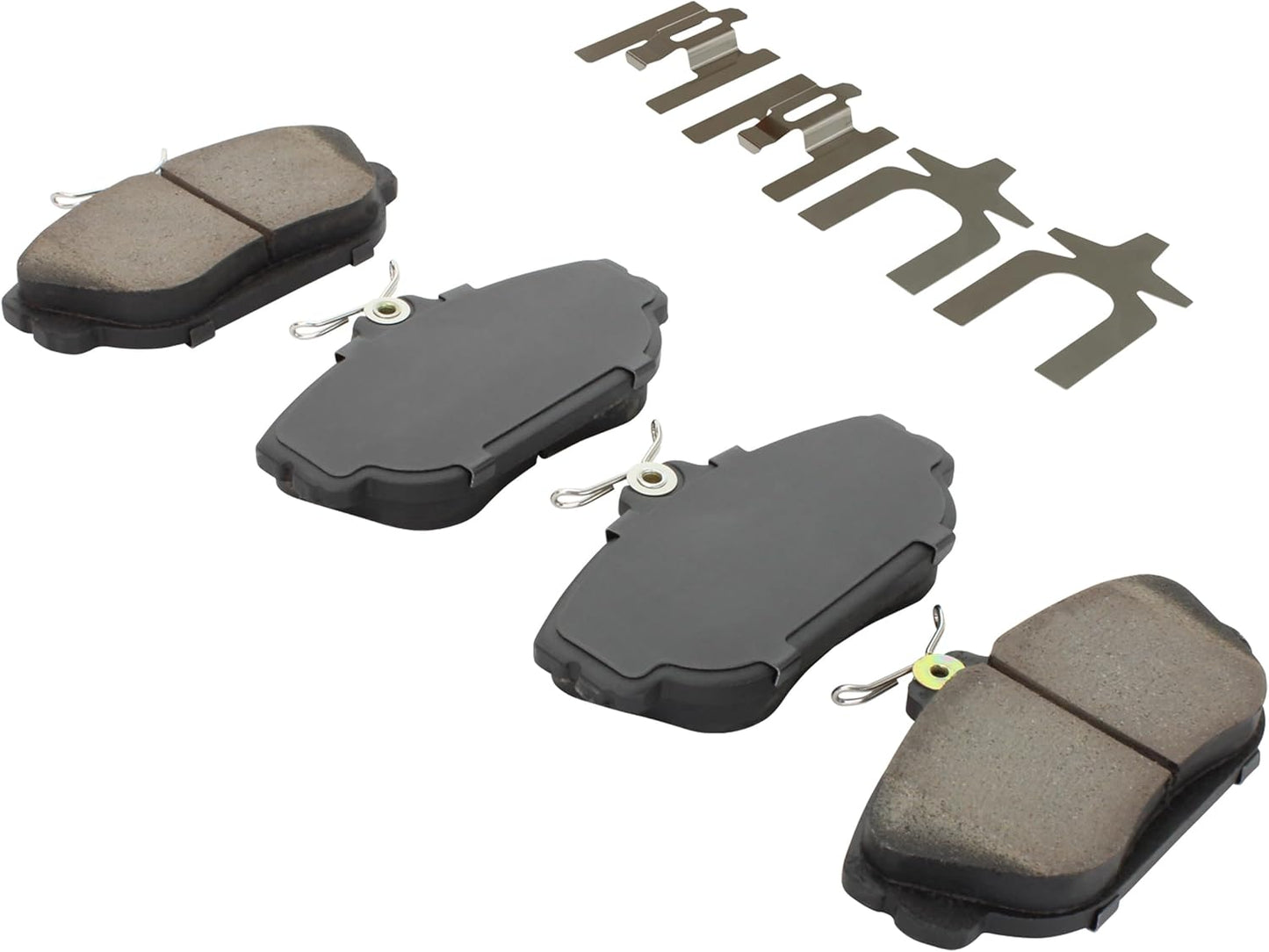 Premium Ceramic Front Brake Pads (1001-0601C) Compatible with Ford Sable 1994-2001, Ford Taurus 1994-2000, Ford Windstar 1995-1998, Lincoln Continental 1993-1994, Mercury Sable 1994-2000