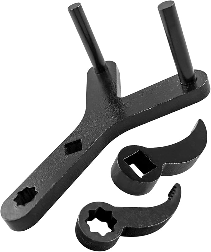 Lower Control Arm Prying Tool, 1/2" Suspension Specialty Bushing Tool, Pry Bar Wrench Adaptor Head, Compatible with 1/2 "Drive Extension Circuit Breaker Rod
