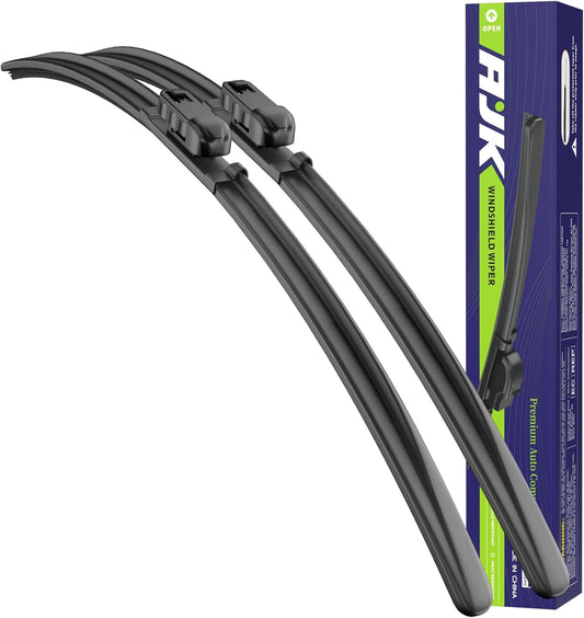 AJK Windshield Wiper Blade, OEM Quality Front Windshield Wipers for Chevrolet Malibu 2009 2010 2011 2012, 24" 21" Window Blades (Set of 2)