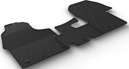 Gledring USA Custom Fit Rubber Floor Mats Intended for Mercedes Benz Sprinter Cargo RWD with Air Vent 2019-2023, No Trimming Needed, All-Weather, 3 Piece Set