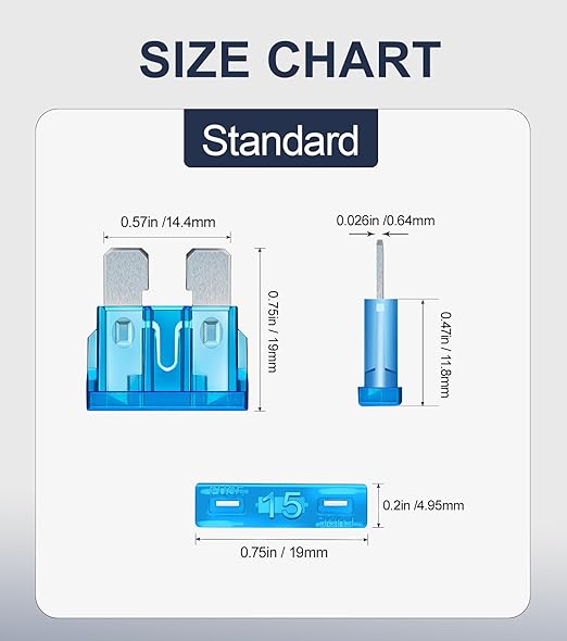 JOREST 60Pcs Standard Car Fuse Kit -Replacement Fuses Assortment Kit for Car/RV/Truck/Motorcycle(2Amp 3A 5A 7.5A 10A 15A 20A 25A 30A 35A 40A) - Standard Blade Fuses Automotive + Auto Fuse Puller